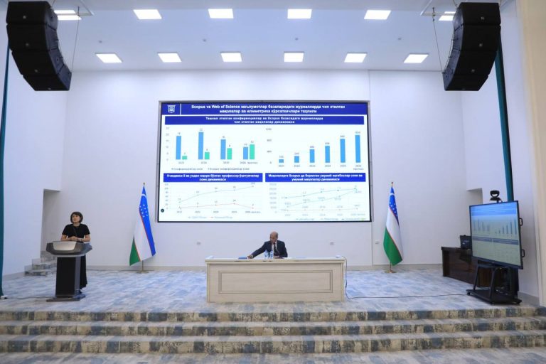 Toshkent davlat iqtisodiyot universitetida 2025 yilda olib borilgan ilmiy innovatsion faoliyat natijalari sarhisob qilindi hamda 2026 yildagi istiqbolli rejalar belgilab olindi